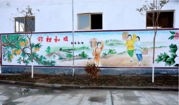 麻城乡镇文化墙 乡风文明焕发新活力