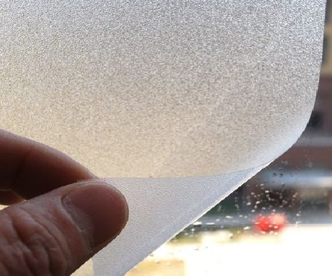 麻城玻璃门外面粘广告用什么材料好？